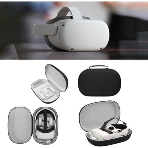 Hard Carrying Case For Oculus Quest 2 Adjustable Head Elite Strap and Oculus