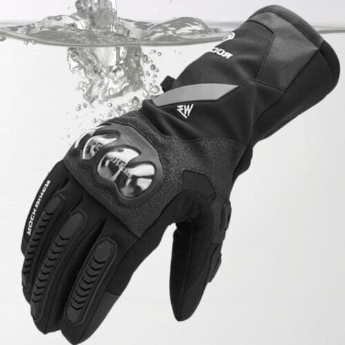 Winter Motorcycle Cotton Gloves Waterproof Motorcyclist Motocross Gloves Windproof Moto Gloves Warm Motorbike Riding Equipment