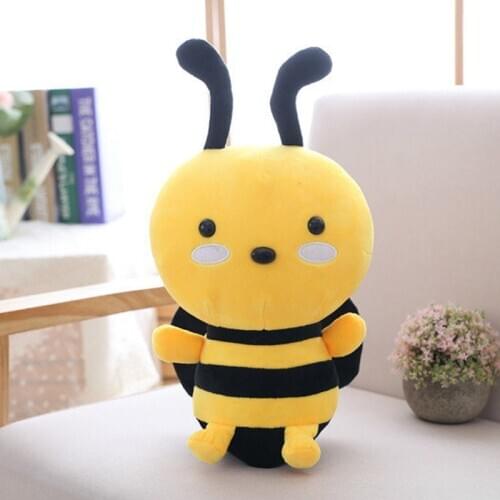 2020 Cute Little Bee Doll Stuffed Soft Insect Doll Plush Toy Gifts Classic Toy For Girls