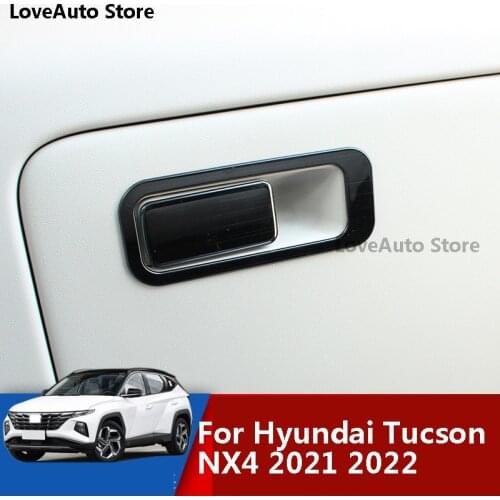 For Hyundai Tucson NX4 2021 2022 Car Co-pilot Glove Box Storage Box Handle Decoration Frame Cover Trim Protective Accessories