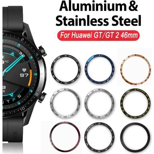 For Huawei Watch GT 2 46mm GT2 Bezel Ring Styling Frame Case Cover Protection For Galaxy Watch 46mm Gear S3 Frontier