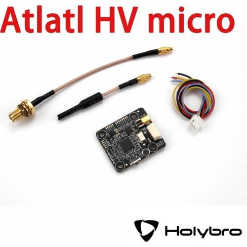 Holybro Atlatl HV Micro 5.8G Video Transmitter VTX 2-4S Lipo 0.5/25/200/500/800mW 40CH 30x26mm 3.6g for DIY FPV RC Drone Parts