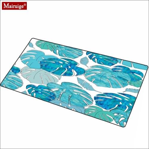 Gaming Mousepad 70x30 Banana Leaf Tropical Rainforest Mouse Pad Large Padmouse Cactus Green Leaf Landscape Mousepad 900x400mm