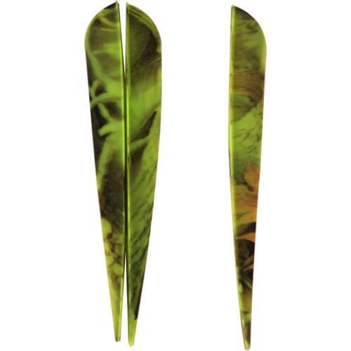 Archery Vane 2 Color 100 pcs 5 inch Archery Vane Camo Vane TPU for DIY Arrows Archery Bow Hunting
