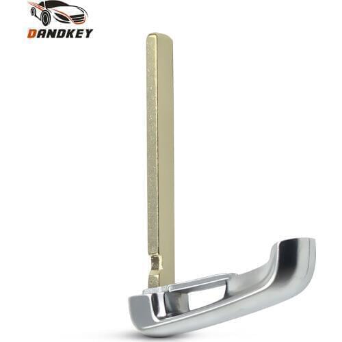 Dandkey 10pcs New Smart Blank Emergency Spare Small Insert Key Blade For BMW X5 X6 F Series 2014 Replacement Uncut Key Blade