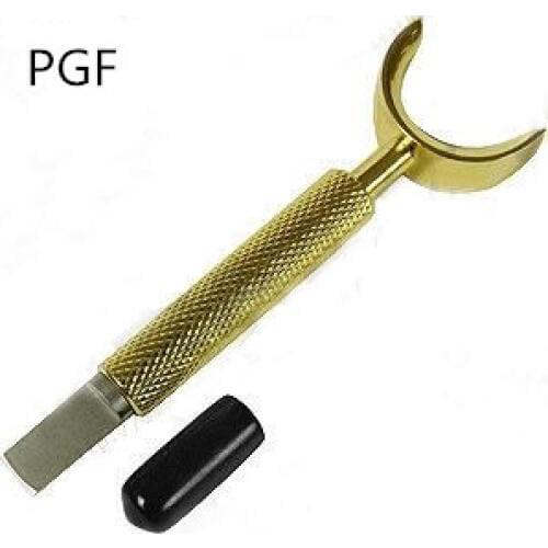 PGFsheridan style 9.6 mm brass sheet carved rotation knives leather carving tools leather craft tools