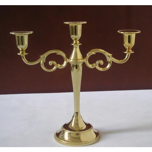3-arm 5-arm bronze silver gold alloy metal 5-arm 3-arm candelabra centerpiece candle holder candlesticks home wedding decoration