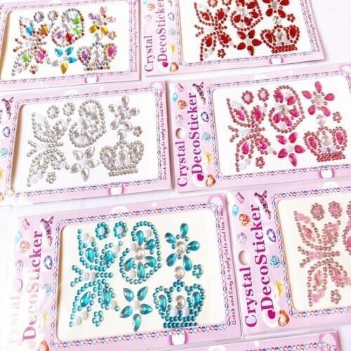 Educational Childrens Acrylic Cartoon Diy Small Butterfly Photo Album Mobile Phone DIA Stickers Creative Crafts