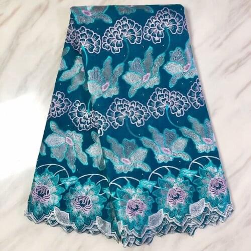 Swiss Voile Lace In Switzerland 2021 High Quality Lace African Lace Fabric Fashion Nigerian Cotton Lace Material M4874