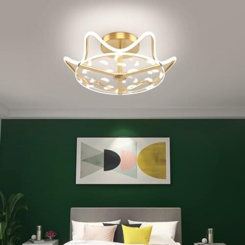 LED Ceiling Light for Living Room Dining Room Bedroom Room Lamps Round Acrylic Indoor Lighting home Decor Ceiling Lamps