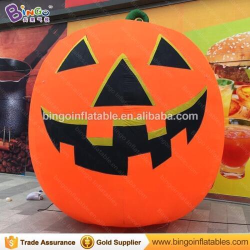 Halloween decoration 3.5m tall inflatable pumpkin promotional airblown squash cushaw inflatables toys