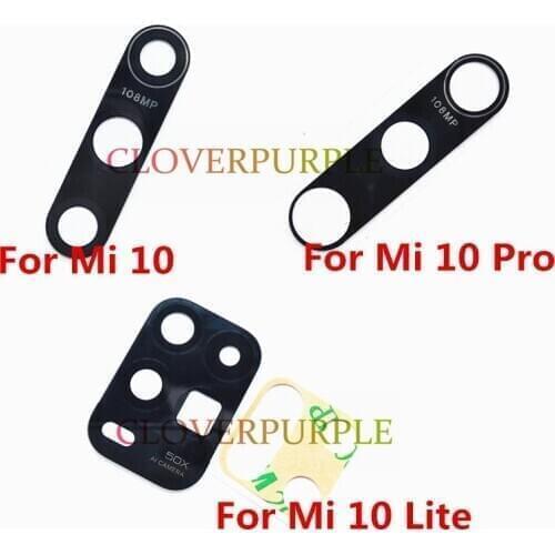 100x For Xiaomi Mi 10 Pro Lite Back Camera Glass Lens Replacement Parts