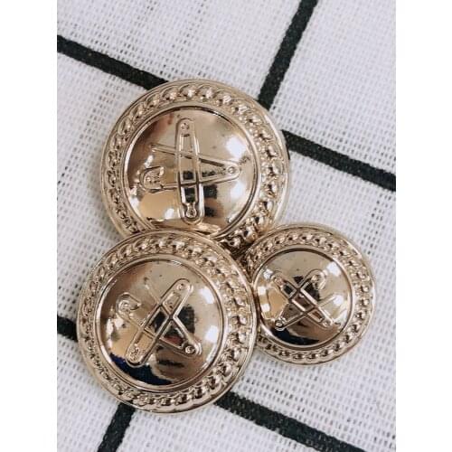 10pcs,gold metal buttons in Gold color,Imperial Classic fashion British style,garment accessories DIY materials