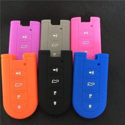ZAD Colorful key holder silicone car key case for perodua Kelisa Kancil Kenari Alza viva myvi Daihatsu Mira 4 button key case
