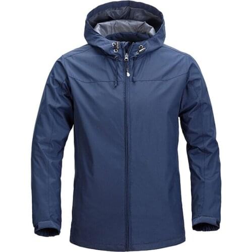 Fad Spring Casual Travel Jacket Men Hooded Waterproof Windproof Jacket Male Outerwear Breathable Thin Jacket Jaqueta Masculina