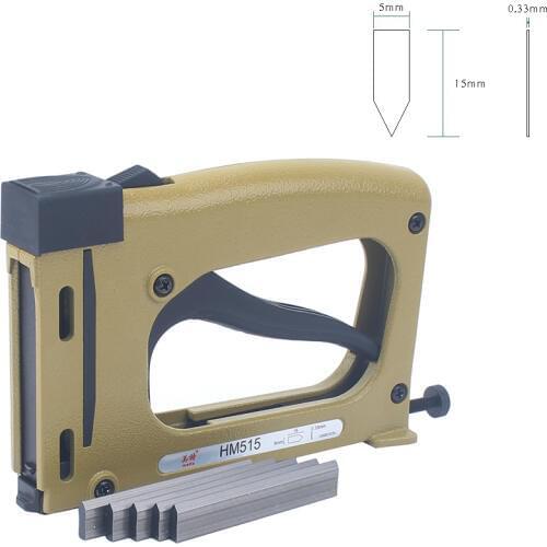 Meite HM515 Frame Gun Nailer With 1000pcs Nails Manual Flex Point Tacker Framing Tools Tacker Gun Used for Frame Back Fix