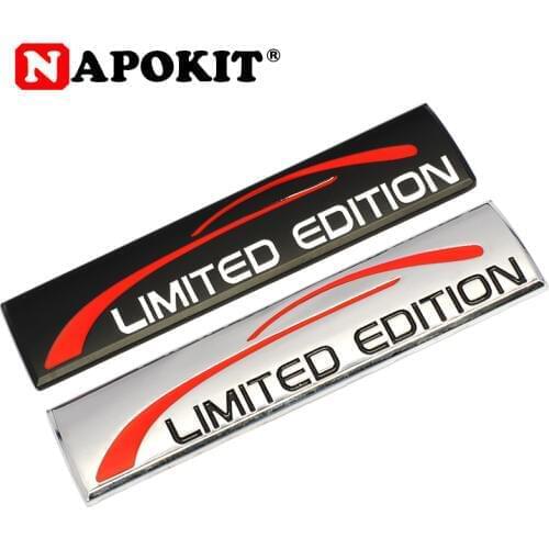 Metal LIMITED EDITION Logo Car Emblem Badge Decal Motorcycle Emblem for Suzuki Honda Kawasaki YAMAHA Audi BMW Ford Opel Kia Lada