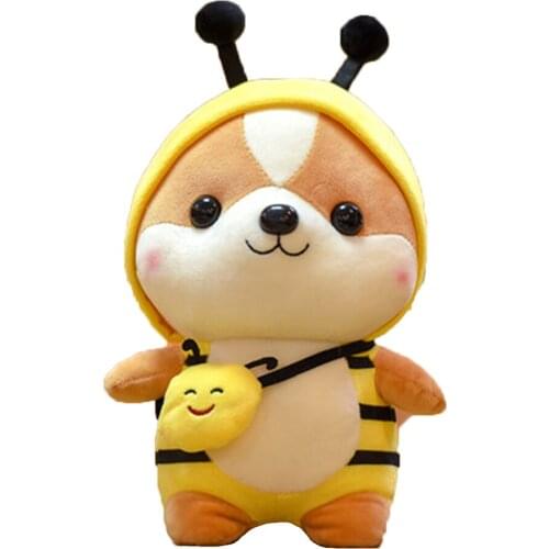 Cute little squirrel doll dinosaur plush toy unicorn childrens doll girl birthday gift moose rag doll