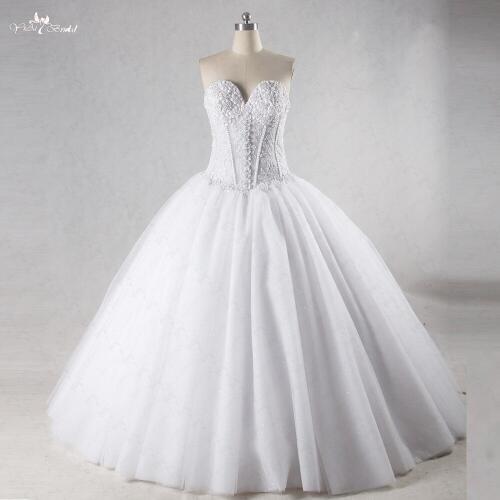 RSW976 Luxury Florals China Bridal Ball Dress Princess Wedding Gowns 2016