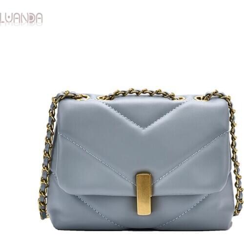 New 2020 High Quality Famale Shoulder Pu Leather Fashion Girl Handbag Designer Personality Crossbody Messenger Lady For Women