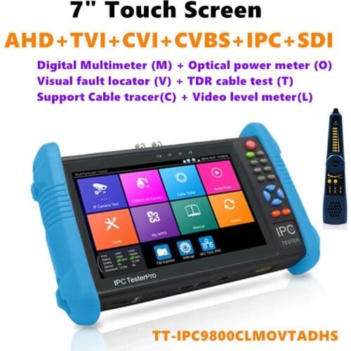 TT-IPC9800AHD 4K monitor HDMI VGA input CCTV tester cctv monitor for camera Ip camera tester IPC tester poe testers CCTV camera