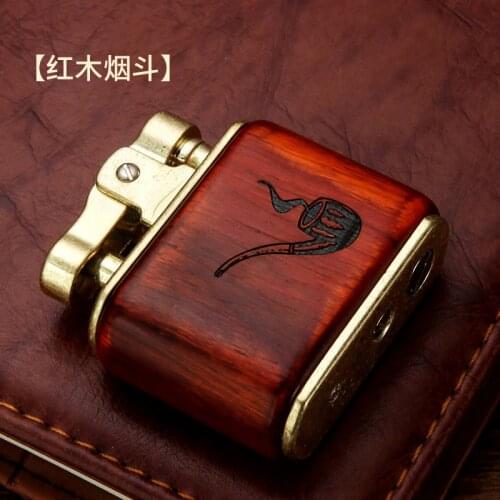 Promise qingyue vintage kerosene lighter metal wood
