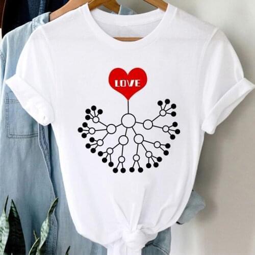 Womens T-shirts New 2021 Funny Chemical Formula T-shirt White t shirt Fashion Women Clothing Summer O-neck Short Sleeve Femme