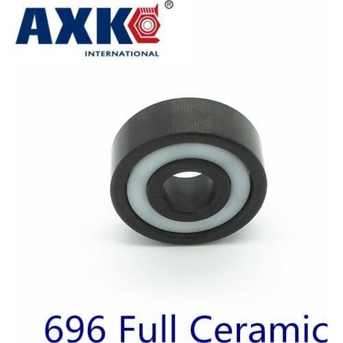 2019 Rolamentos Axk 696 Full Ceramic Bearing ( 1 Pc ) 6*15*5 Mm Si3n4 Material 696ce All Silicon Nitride 619/6 Ball Bearings