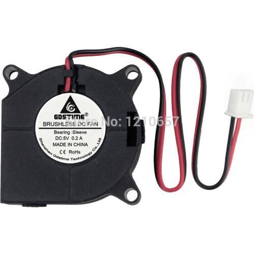 5 Pieces LOT Brushless DC 5V 2P 40mm 40x20mm 4cm Plastic Blower Motor Fan