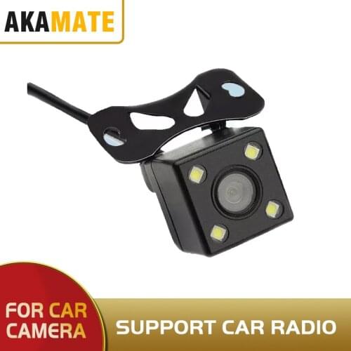 Car Radio Car Rear View Camera 170 Degree Wide Angle Car rearview camera camera Backup Reverse Camera 4 LED For Car Camera