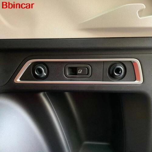 Bbincar For Subaru Forester SK 2018 2019 Interior Accessories Rear Trunk Switch Sticker Decoration Cover Trim Styling ABS Chrome
