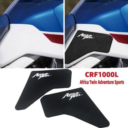 Motorcycle side fuel tank pad For Honda Africa Twin CRF1000L Adventure Sports 2018 - 2021 2020 2019 rubber sticker side pad