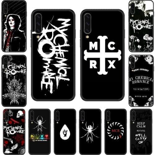 Punk Band My Chemical Romance Phone case For Samsung Galaxy A 3 5 8 9 10 20 30 40 50 70 E S Plus 2016 2017 2018 2019 black art