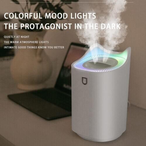 Cuboid Shaped 3000ml Large Mist Humidifier USB Night Light Air Humidifier Purifier Home Mist Maker Aroma Diffuser Air Fresher