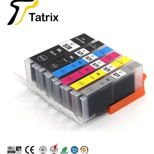 For Canon 570 571 PGI-570 CLI-571 PGI570 Ink Cartridge For Canon PIXMA MG7750 PIXMA TS8050 TS9050/TS9055 Printer