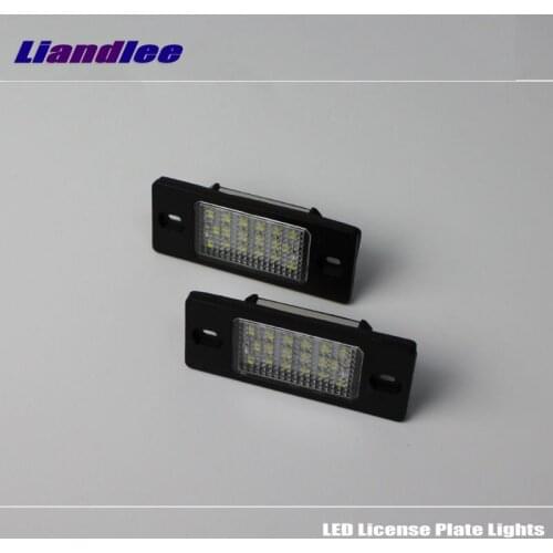 For VW Santana 1996~2005 Scirocco 2008~2013 LED Car License Plate Light Number Frame Lamp