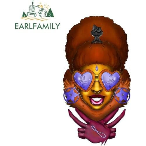 EARLFAMILY 13cm x 9.8cm for COSMIC SLOP WOMAN Waterproof Decal Anime Sunscreen JDM Accessories Body for Car Window Vinyl Decal