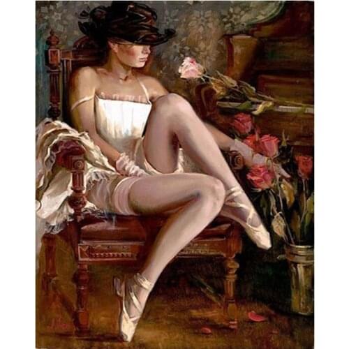 GATYZTORY Frame DIY Painting By Numbers Picture By Numbers Landscape Wall Art Acrylic Paint For Home Decor Art