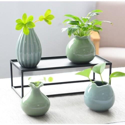 Ceramics Simplicity Vases Elegant Modern Table Decoration Accessories Vases Living Room Huis Decoratie Room Decor DI50HP