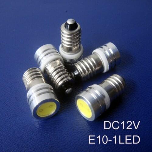 High power E10 12V 1W lamp,E10 led 1W,E10 light 12V,led 12v E10,E10 1W bulb,E10 12V lamp,E10 Light DC12V,free shipping 20pcs/lot