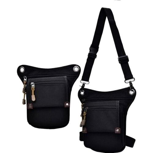 Nylon Camouflage Leg Bag Fashion Men Waist Bags New Unisex Tactical Waist Belt Pack Handy Leg Fanny Pack Male Hot Hip Hop Pocket