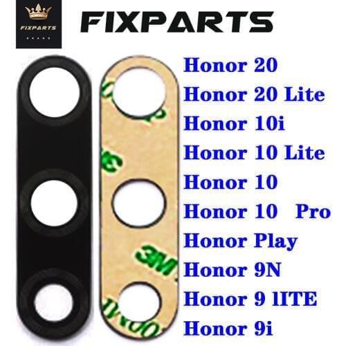 Original Rear Back Camera Lens Glass Replacement for Huawei Honor 20 Pro Lite 10i 10 Play Honor 9 Lite 9X Honor Play 3 3E 20i