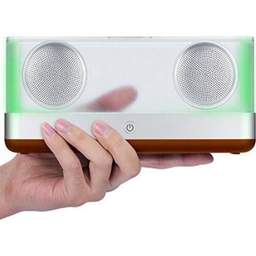 W-king Speakers Portable Bluetooth Speaker Transparent Home System Bluetooth Speaker 4.2 with TF 20W Portable Wireless Speaker