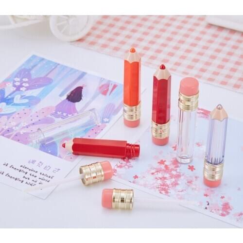10/30/50pcs 5ml Empty Lip Gloss Tube Container Clear Lip Balm Tubes Pencil Shape Lipstick tubes Lipgloss Packing Bottles