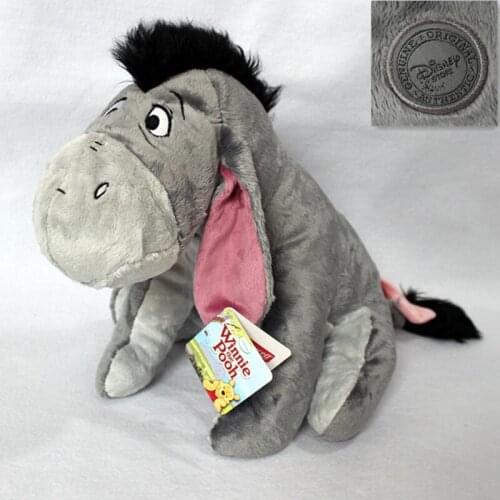 Disney Movie Series Cartoon Pooh Bear Good Friend Eeyore Plush Toy Cute Small Donkey Soft Stuffed Doll Kids Gift 30cm