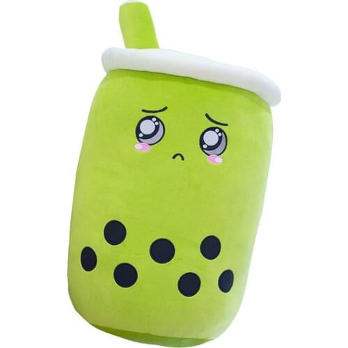 Cute bubble tea plush toy boba tea cup throw pillow cushion kids toys stuffed food milk tea soft doll birthday gift