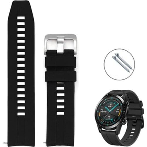 UTHAI Z55 Replacement silicone watch band For huawei watch gt 2, 20mm 22mm