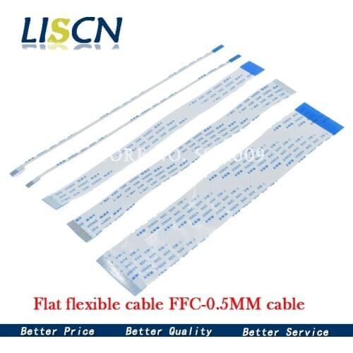 10PCS Flat flexible cable FFC FPC LCD cable AWM 20624 80C 60V VW-1 FFC-0.5MM