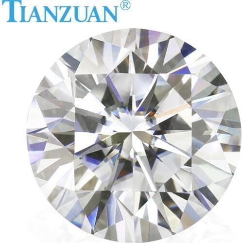 12.5mm to 16mm DF GH IJ color white Round Brilliant cut moissanites loose gems stone
