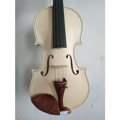 4/4 violin Stradi model European flamed maple back spruce top unvarnished NO2